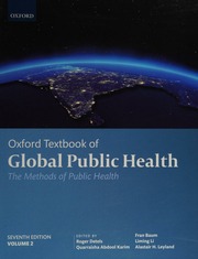 Oxford Textbook of Global Public Health