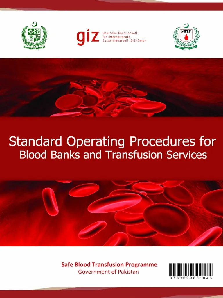 Stanfard Operating Procdure for Blood Transfusion Service